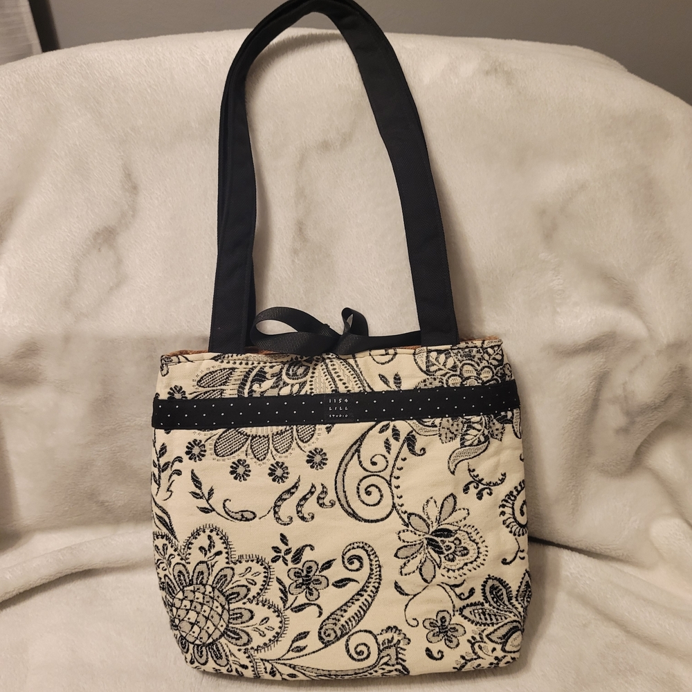 Lisa Lill Studio Small Paisley Tote Bag